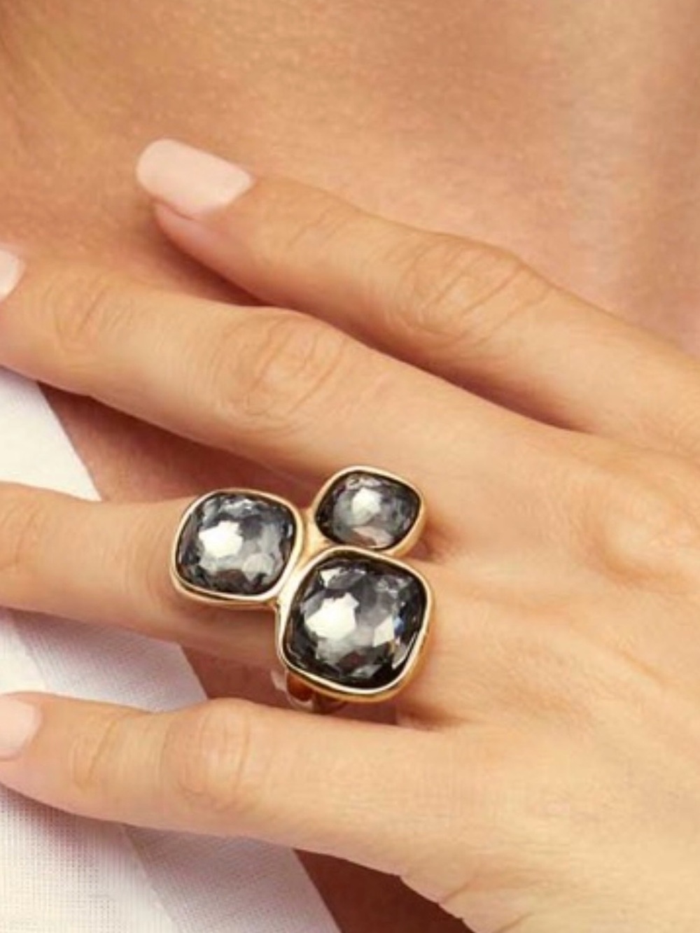 UNOde50 Ring Ladies Silver Plated 8,5”